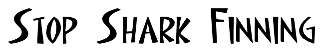 Stop Shark Finning font